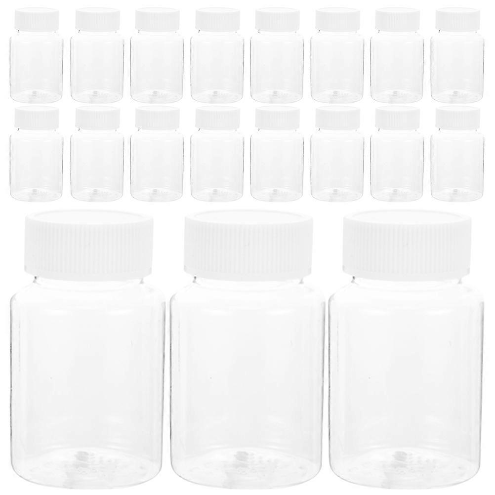 Plastic Medicine Bottle for Storage Use 40Pcs Empty Pill Container Set