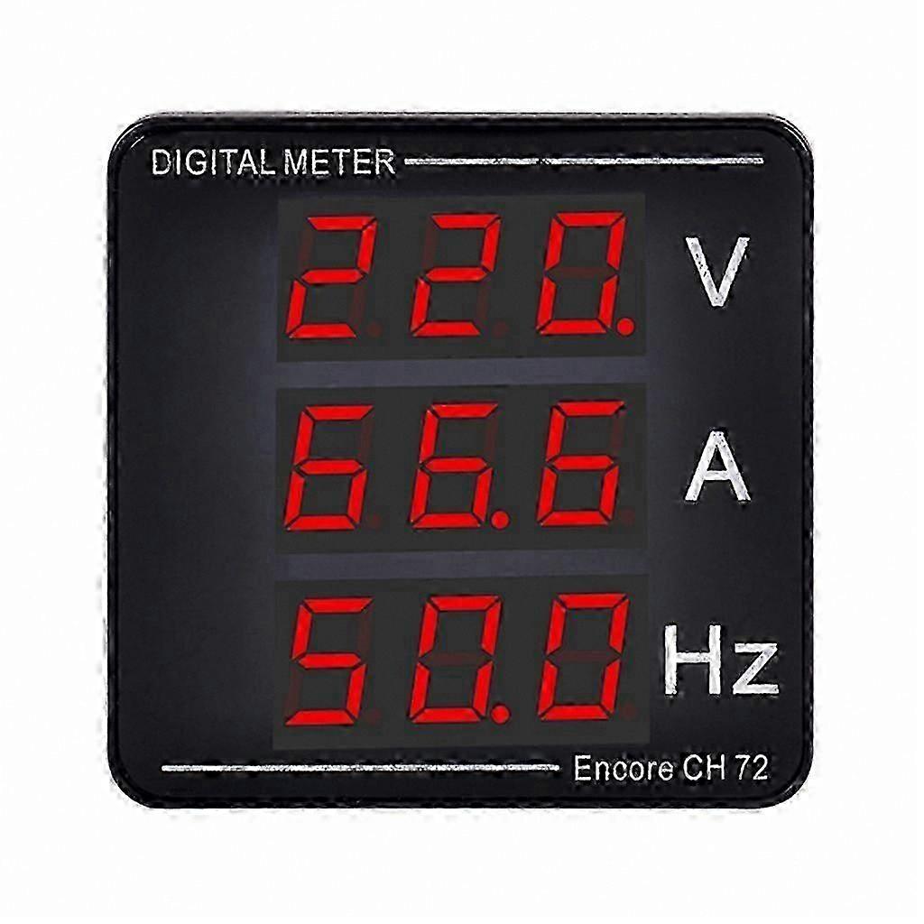 Upgraded AC Voltage Current Meter Ammeter Voltmeter 50-500V 1-140A Frequency