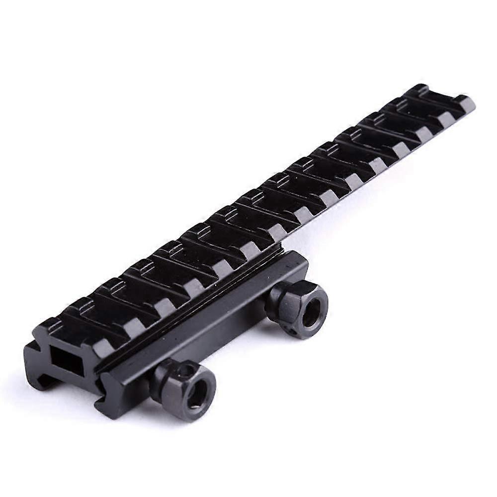 145mm  Riser Picatinny Rail Mount with Quick Release and SeeThrough Design for 20mm Rails