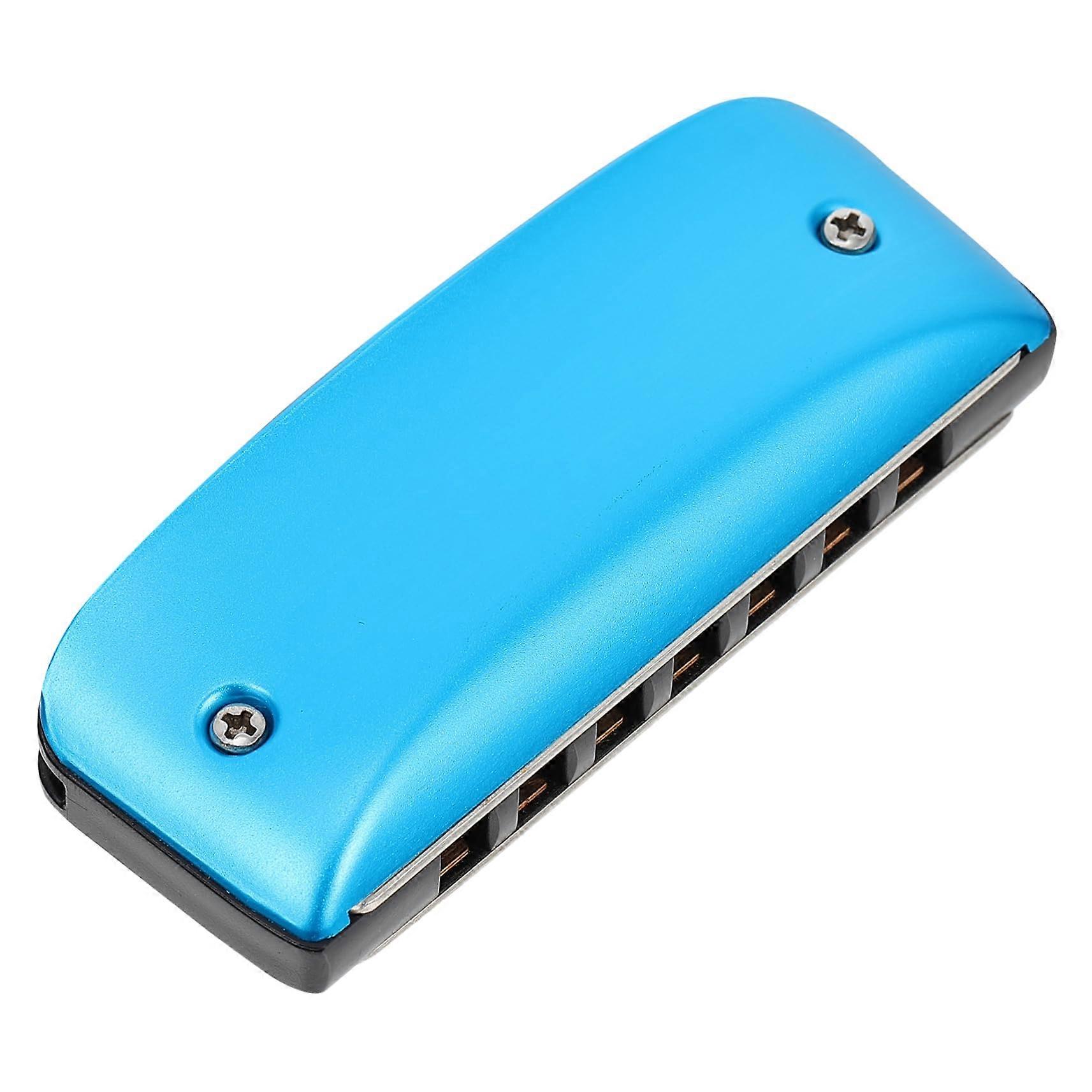 C Key 7Hole Chromatic Blues Harmonica Clear Melodic Tone Waterproof for Beginners and Pros