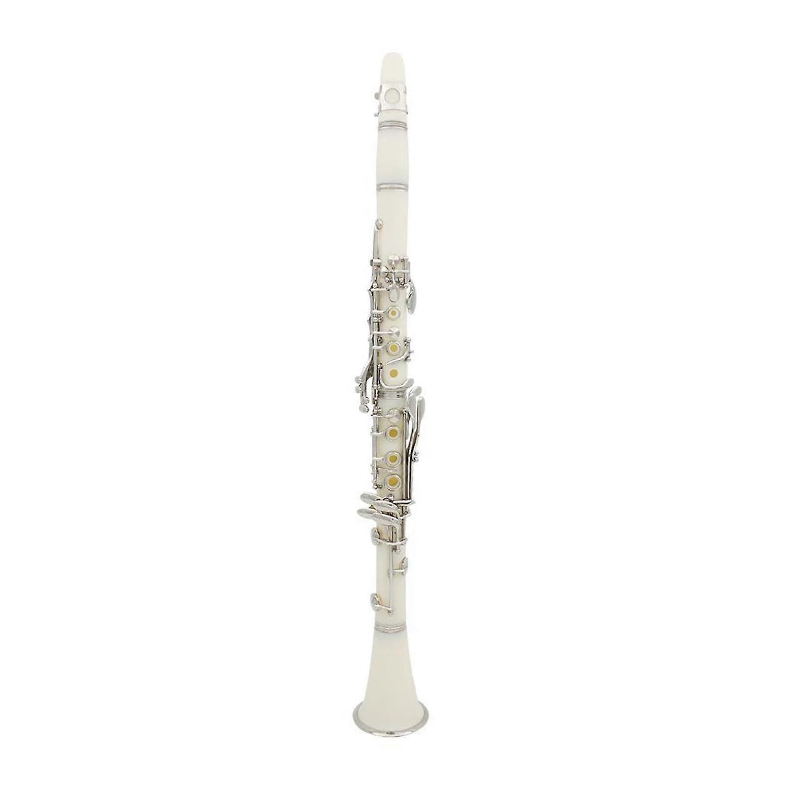 B Flat Clarinet Professional 17 Keys Bright Tone Ergonomic Layout for Students and Performers