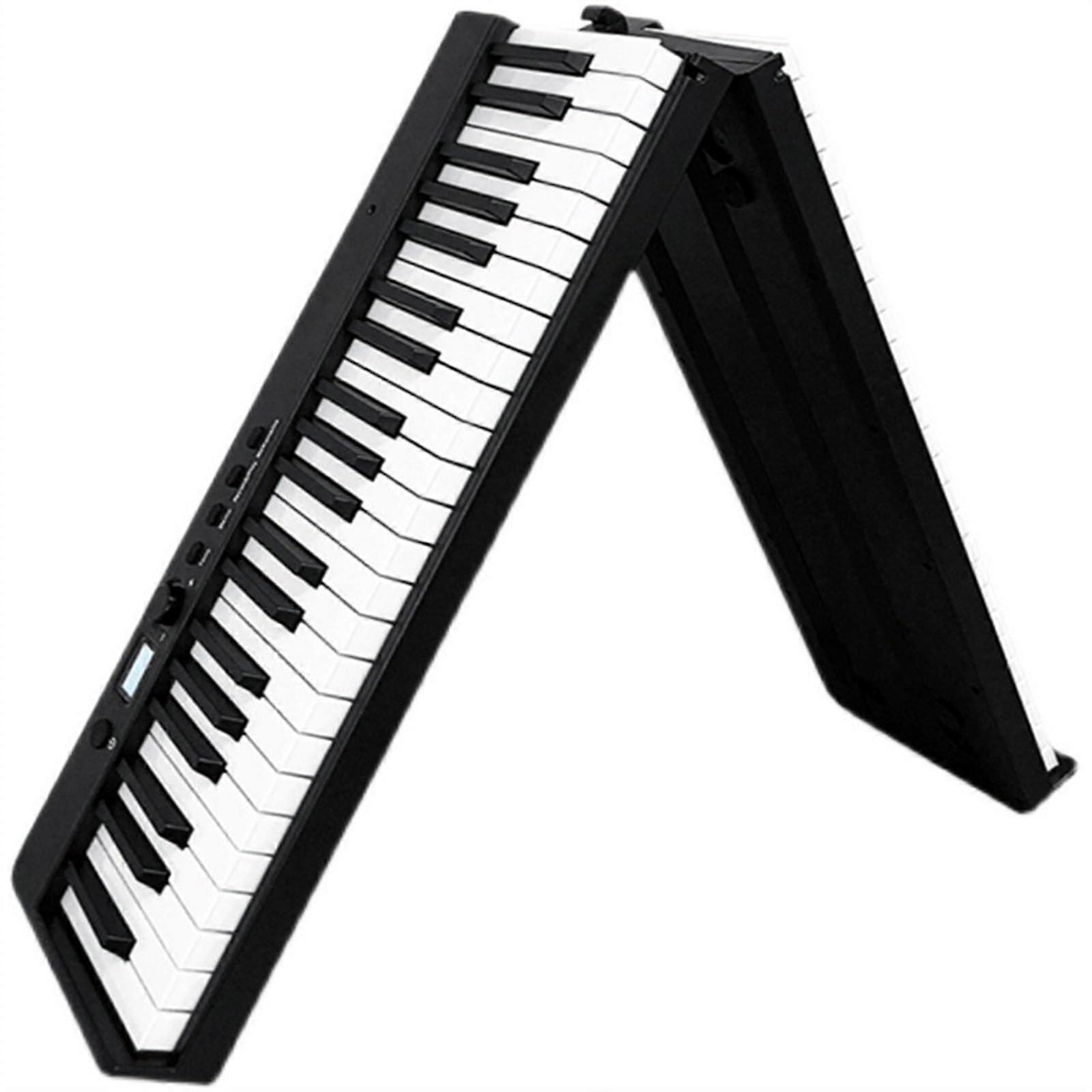 Foldable 88 Key Digital Piano with 128 Timbres and Smart Control Functions for Beginners