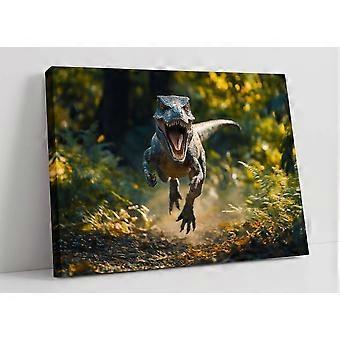 Puzzle antystresowe z ilustracją biegnącego dinozaura T-REX H1719