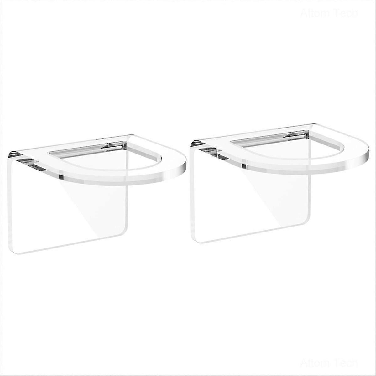 Clear Acrylic Kitchen Sink Brush Holder 2PCS