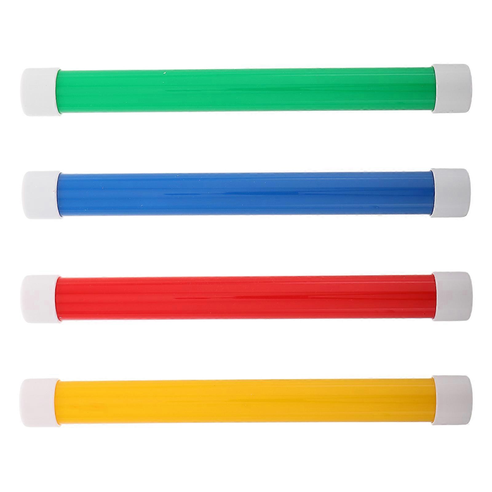 Children's Sensory Training Relay Rod Sticks for Running Use 4Pcs Plastic