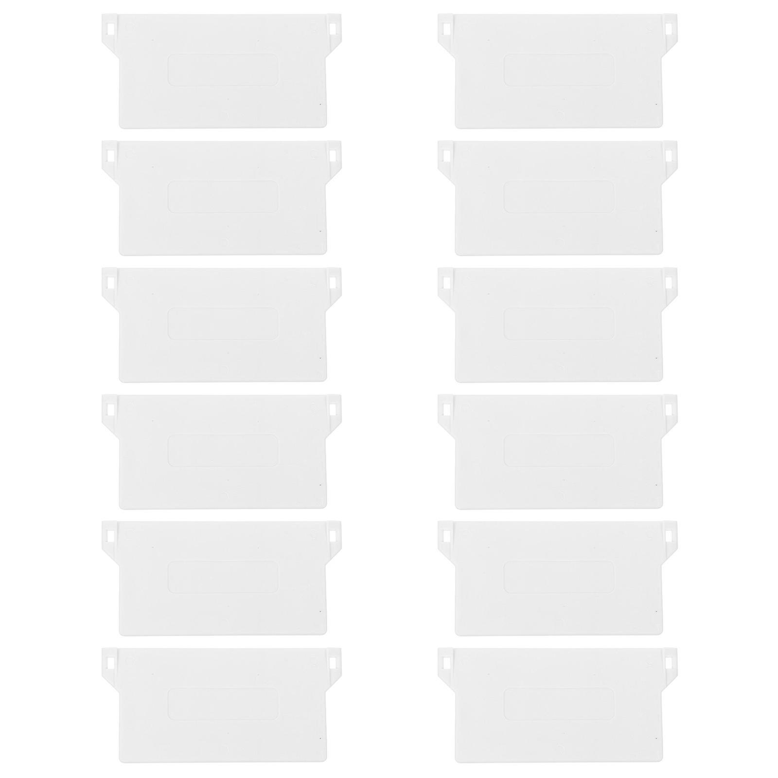 White Vertical Blind Bottom Plates for Blinds 12Pcs Plastic Accessories