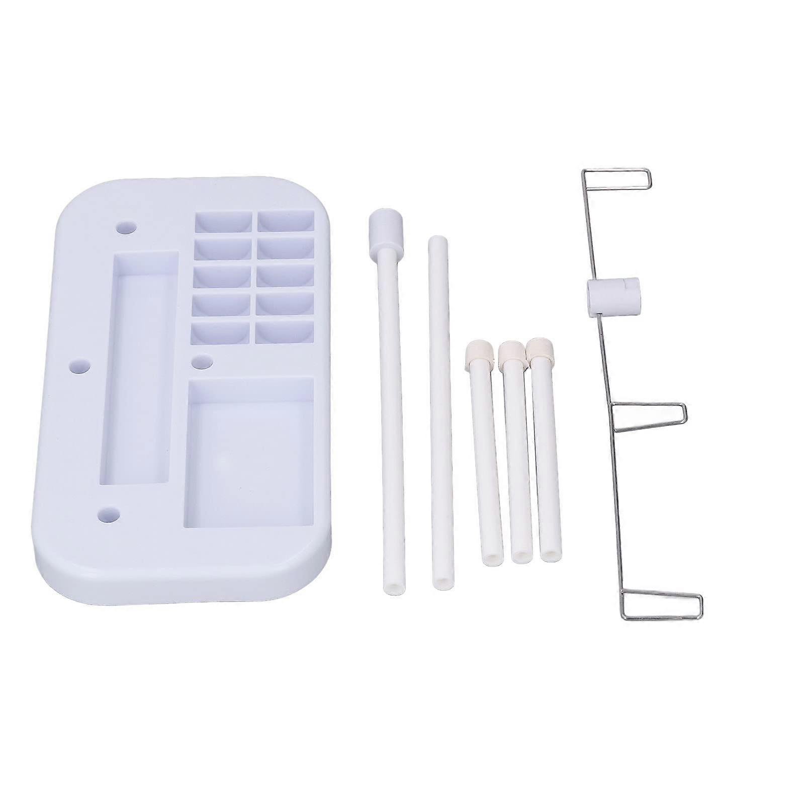 Double Spool Thread Holder for Sewing and Embroidery with Tangle Storage