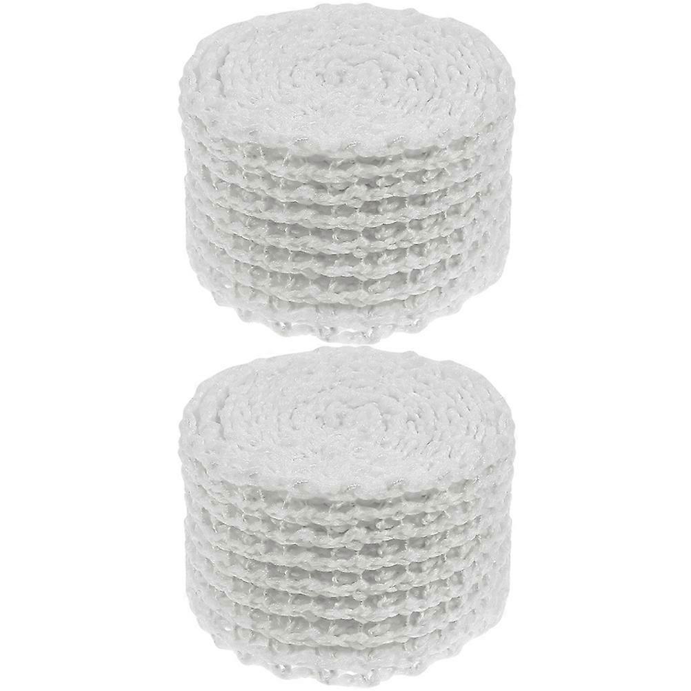 2 Rolls Meat Net Ham Sausage String Roll Meat Sausage Casing Packaging Tools(2m)