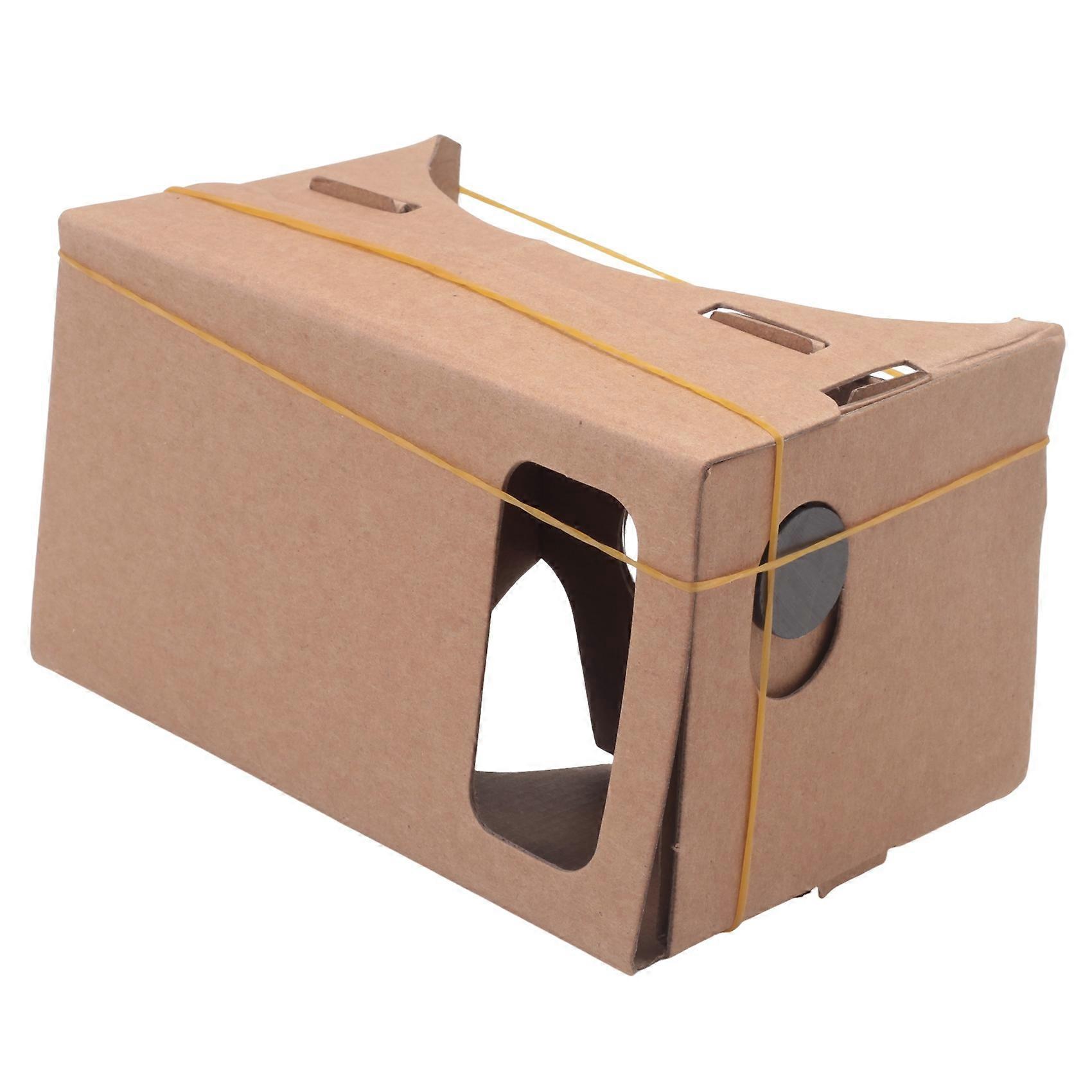 6 polegadas DIY 3D VR Realidade Virtual Óculos Hardboard Para Papelão