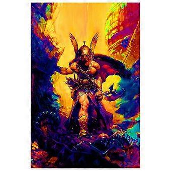 FRAZETTA - DARK KINGDOM - BLACKLIGHT Wooden Jigsaw Puzzles - 466 -A1241