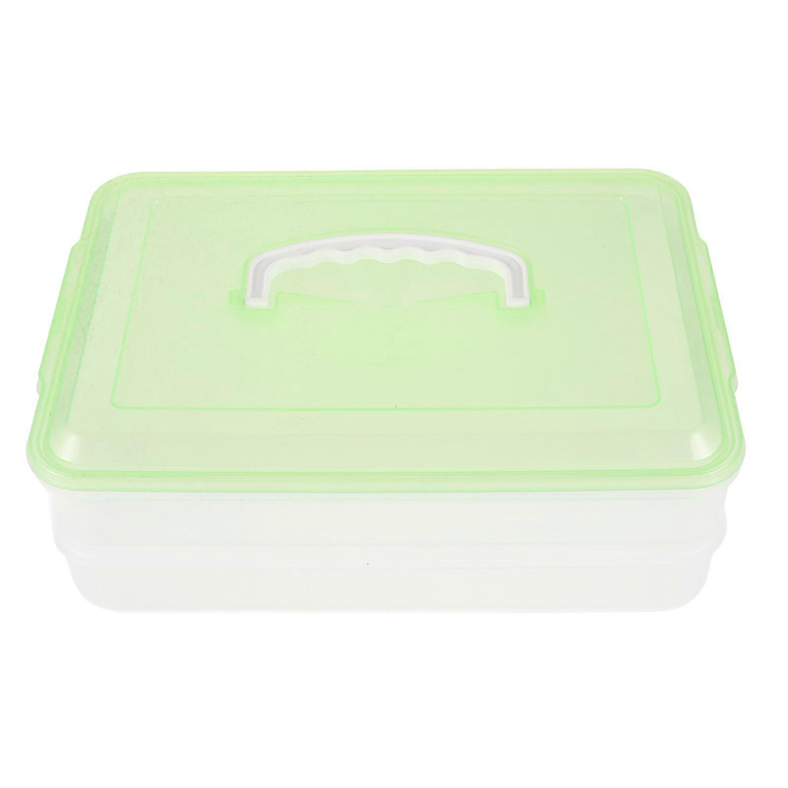 Storage Box For Fridge Fridge Food Container Kitchen Use Rectangular PP 1Pack