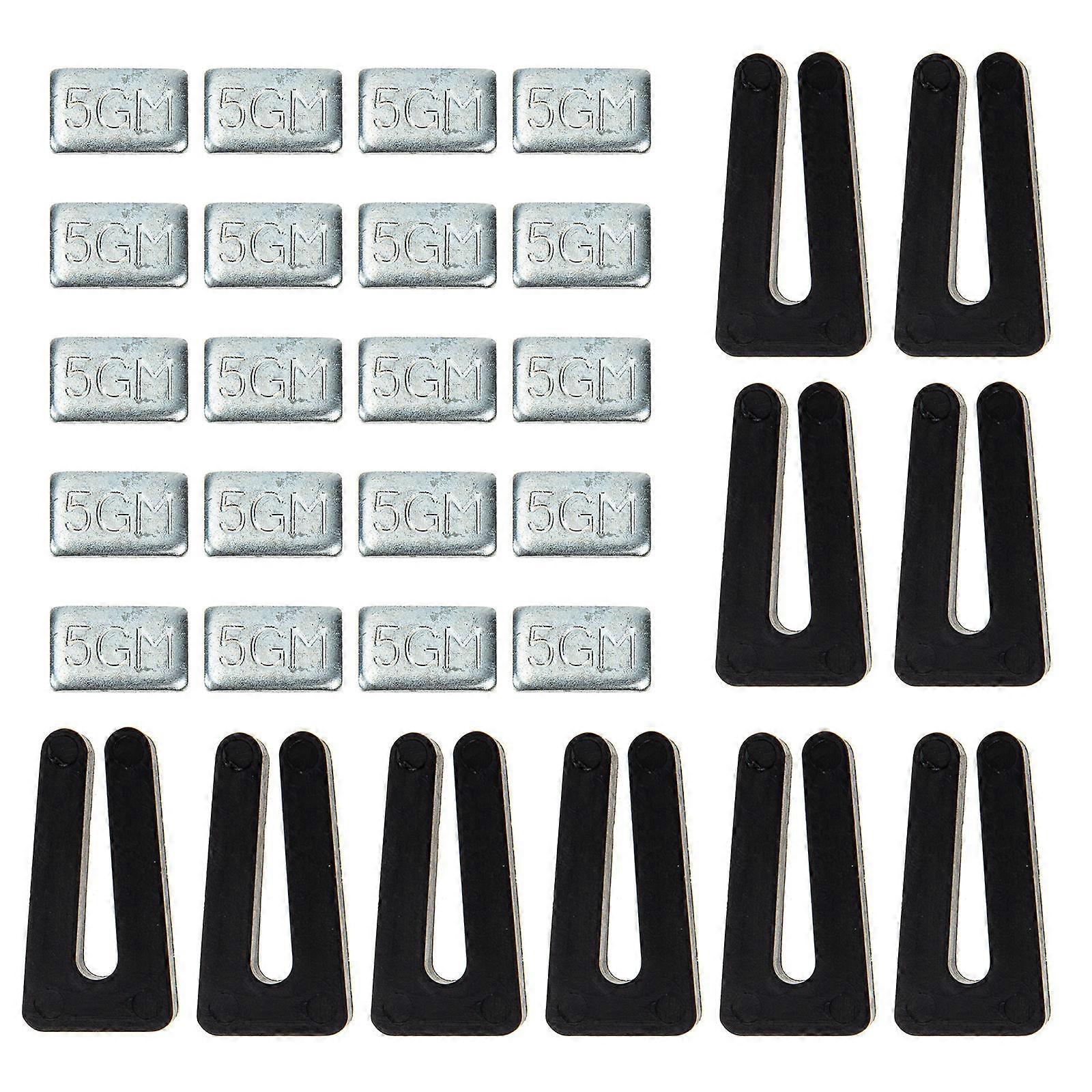 Silver Plastic Fan Balancing Clip Ceiling Fan Balancing Kit 10Sets