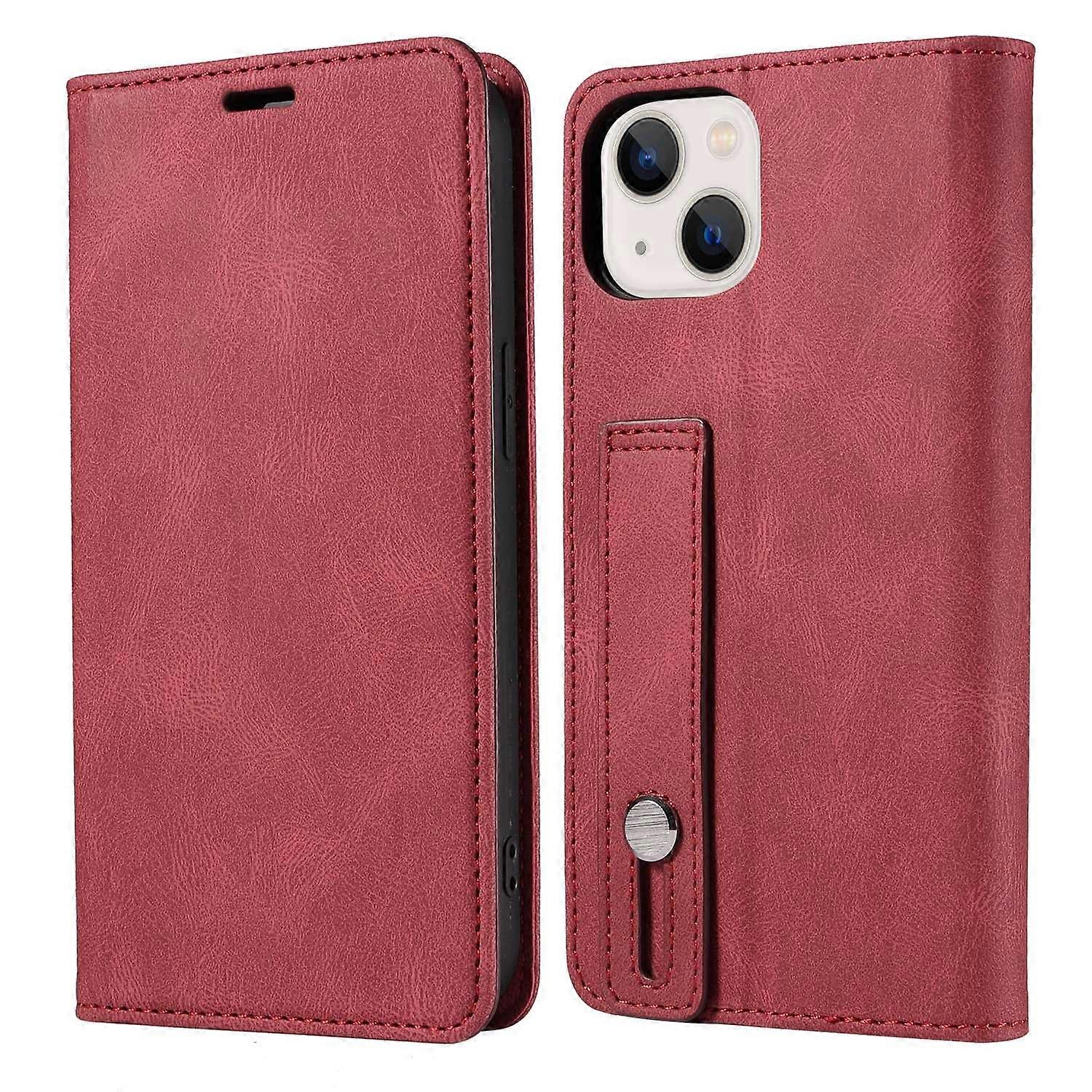 Case for iPhone 15 Pro max Leather Texture Red Noz3503
