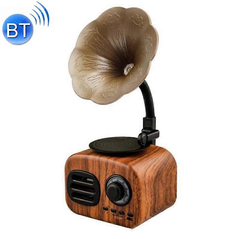 Ft-05 Wireless Retro Bluetooth Speaker Gramophone Mini Player