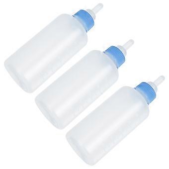 Lot de 3 biberons d'allaitement pour chiens et chats