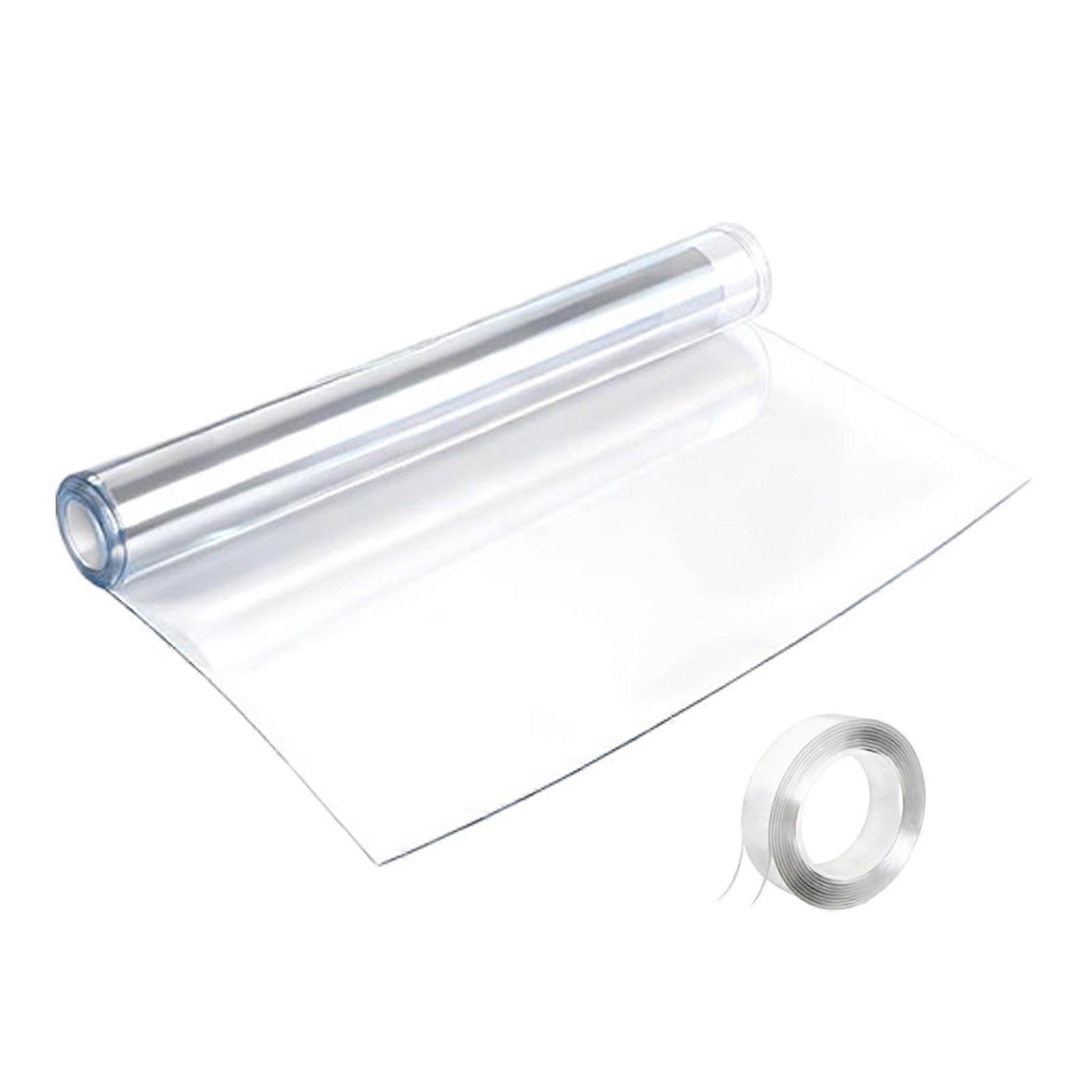 Transparent Tree Bark Protector with Double Sided Tape for Garden Trees