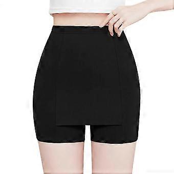 Pantaloni di sicurezza da donna, ad alta elasticità, tinta unita, senza cuciture, antiesposizione, a vita alta