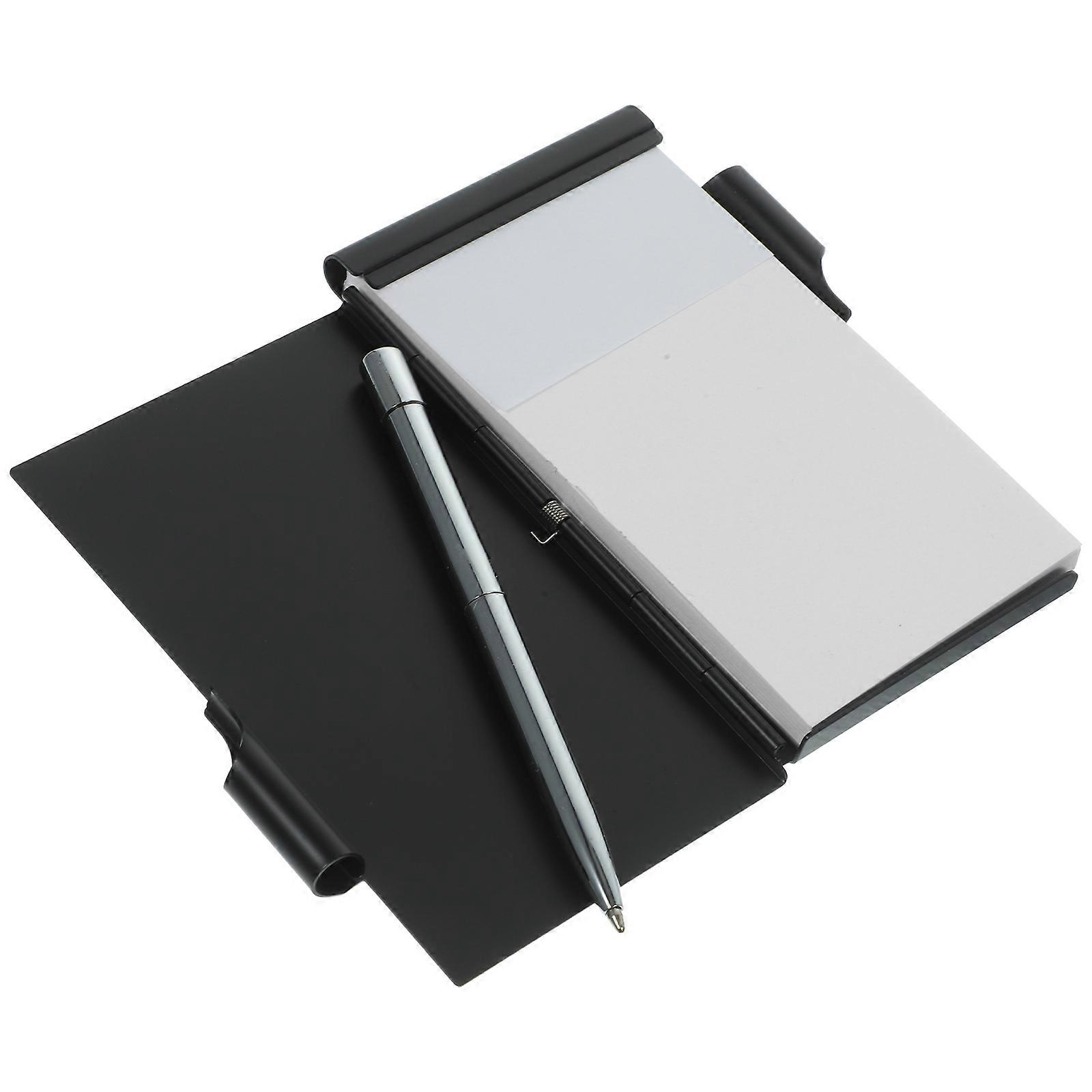 Metal Small Notebook Mini Notepad Small Pocket Notepad Metal Note Case with Pen