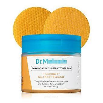 Dr. M TX Kojisäure-Kurkuma-Toner-Pads mit Tranexamsäure, 70 Stück