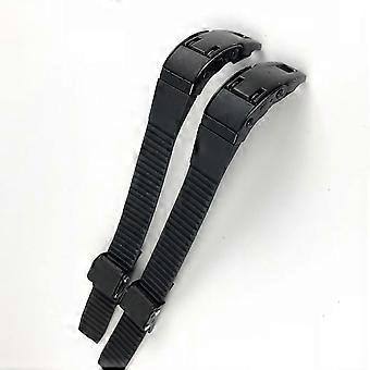 Replacement Inline Skate Strap Skating Shoes Energy Strap Skate Strap Buckles Screws For Men Women Kids(2 Pcs, Black) 26-27