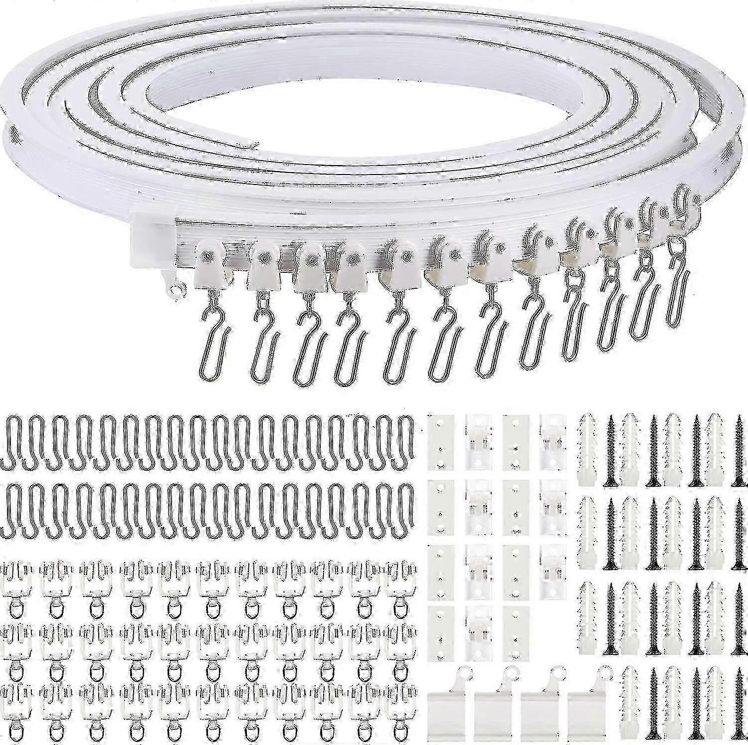 5 M Bendable Ceiling Bendable Curtain Track Flexible Ceiling Curtain