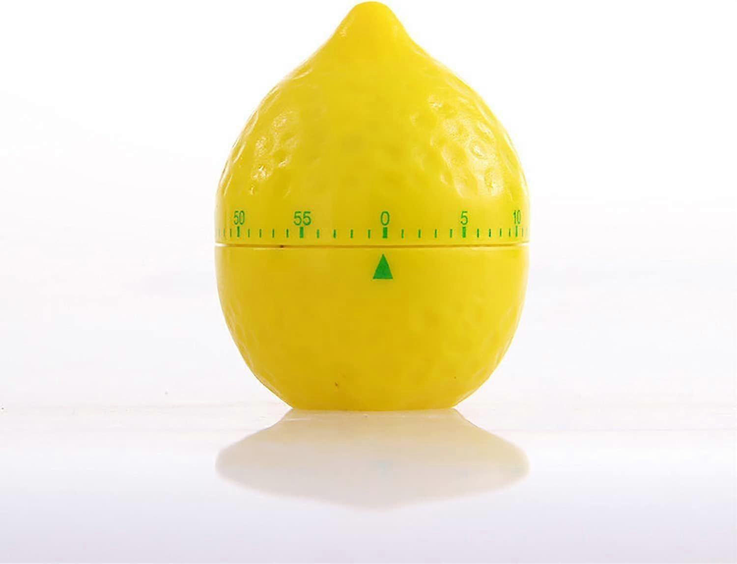 1Pcs Fashion Cartoon Kitchen Timer Different Shape Creative Reminders (Lemon)