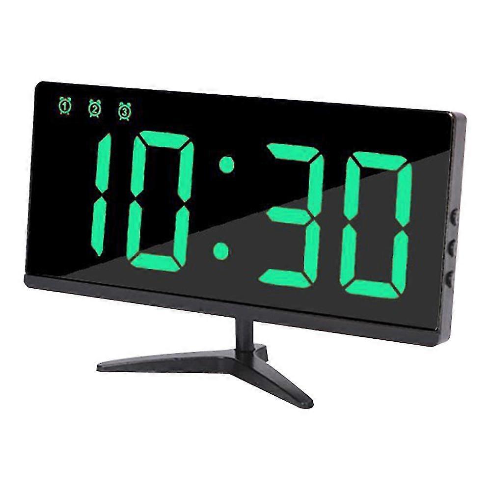 Wecker digital, LED-Wecker mit 4 einstellbarer Helligkeit