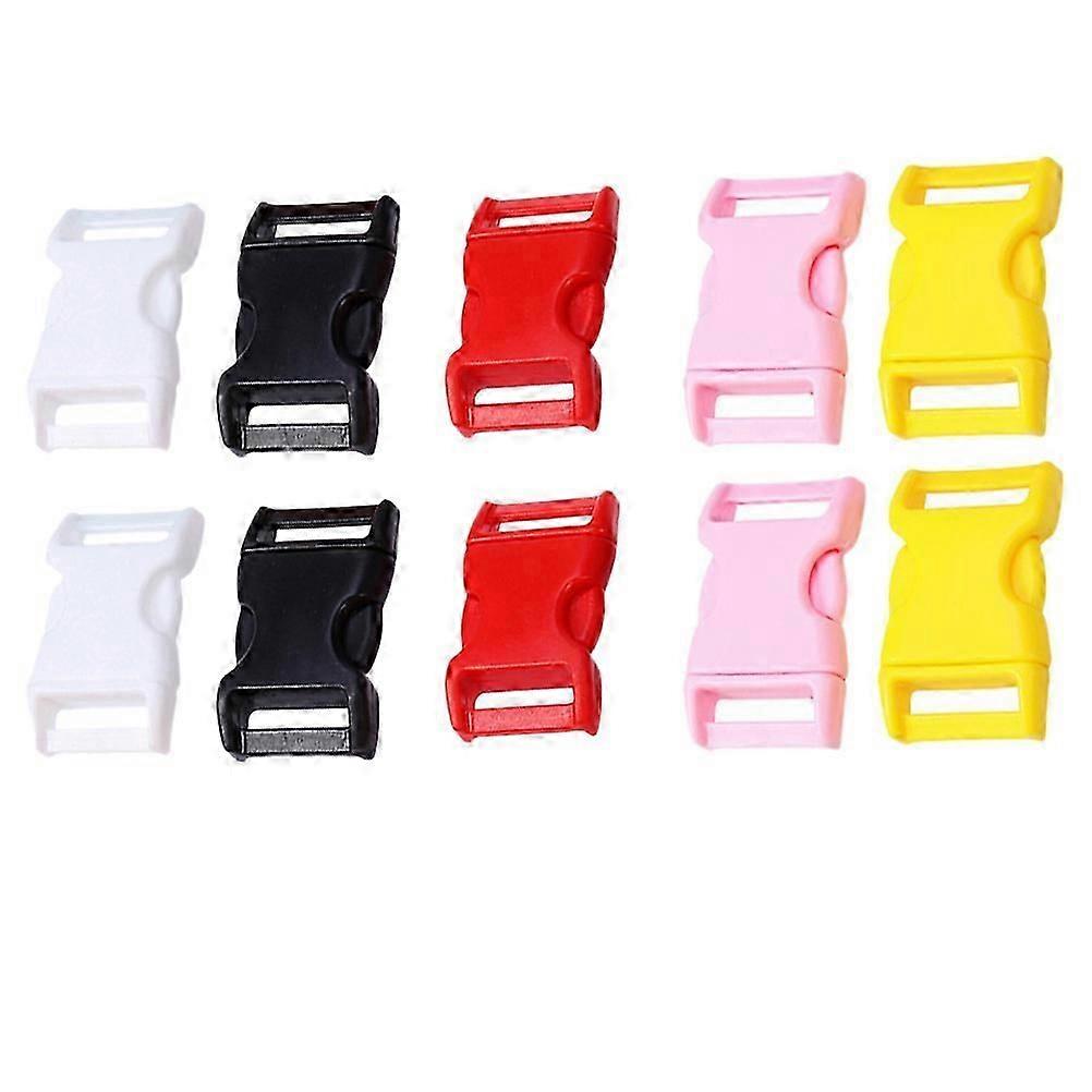 Plastic Buckles for Strap Use Side Release Buckle 10Pcs Multi