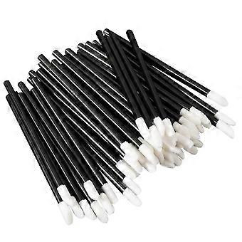 Pack of 300 Make Up Lipstick Brushes, Disposable Lip Brushes, Makeup Brushes for Perfect Lip Makeup (black)