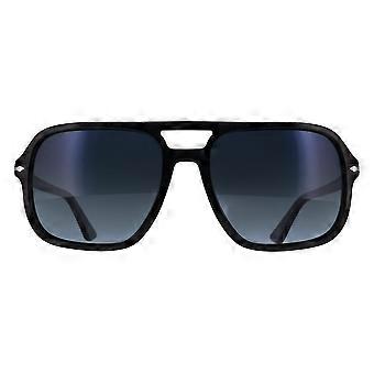 Persol Sonnenbrille PO3328S 95/S3 Schwarz Blau Farbverlauf
