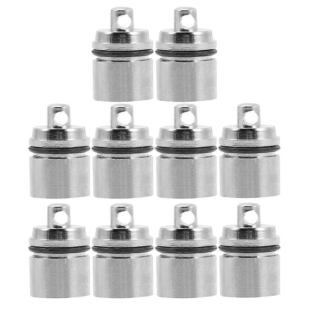 Silver Mini Flashlight Keychain for Lighting with 40Pcs Key Rings Set