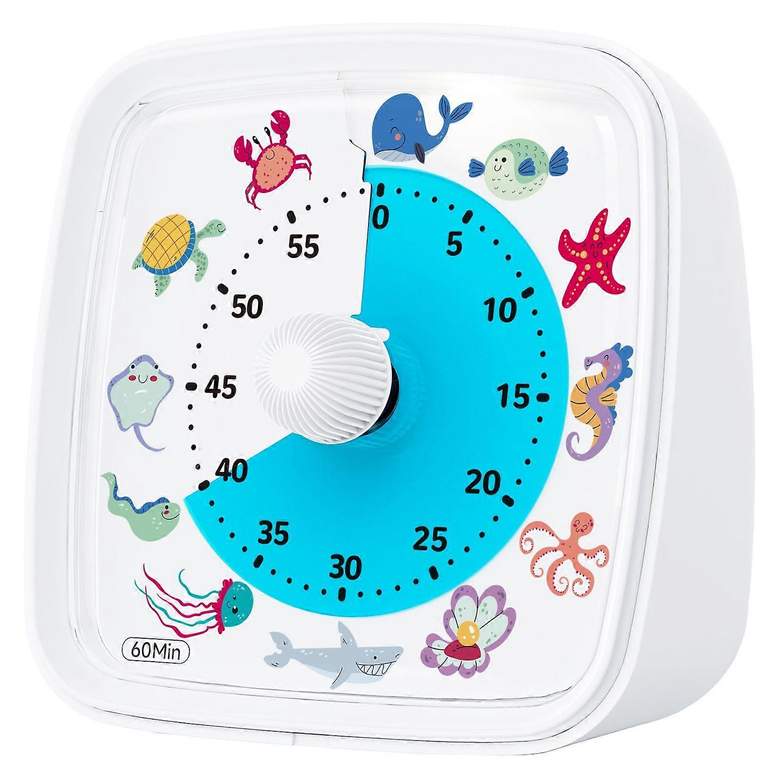 60-Minute Visual Timer with Night Light, Countdown Timer,Pomodoro Timer with