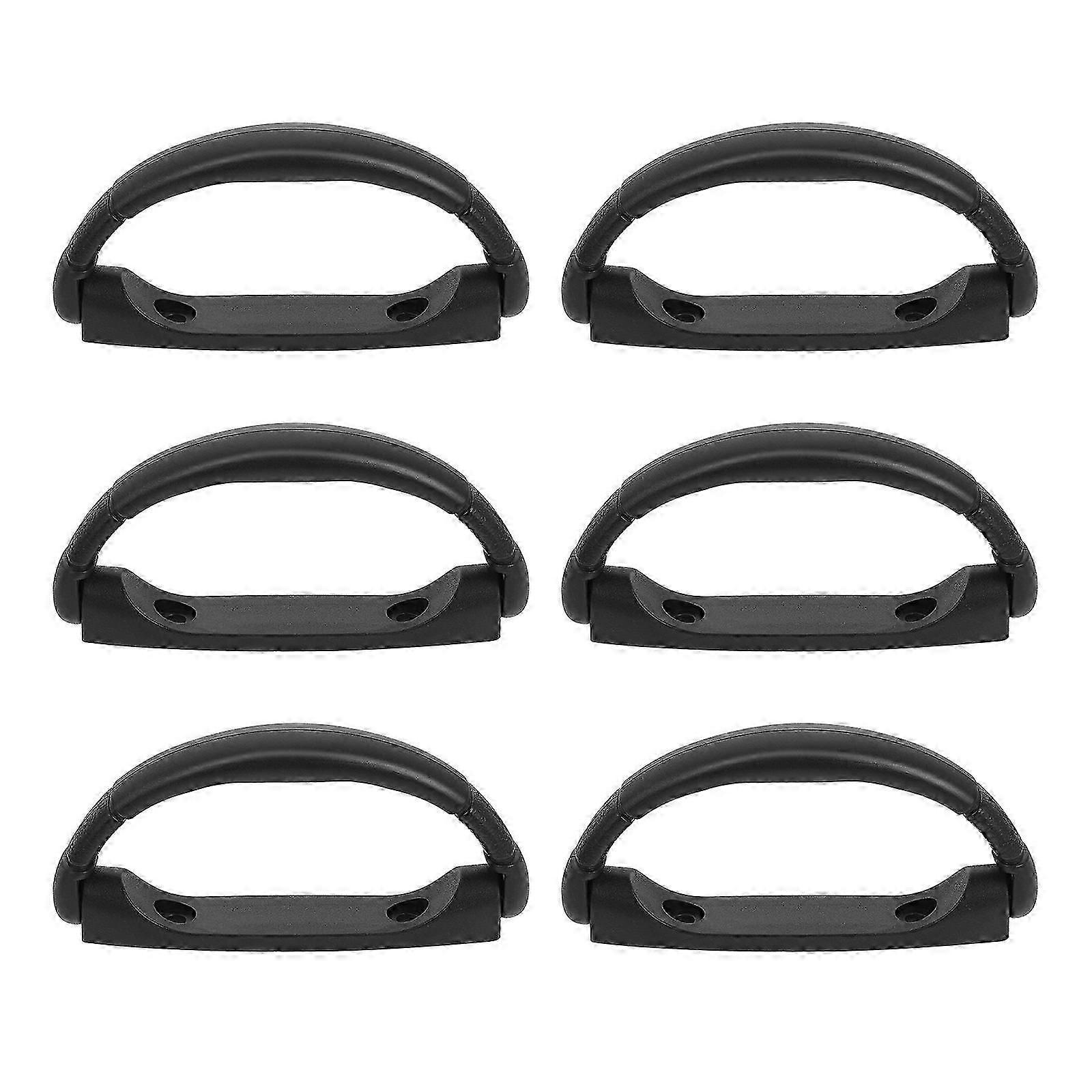 6Pcs Black Speaker Handles Practical Subwoofer Replacement Handles Simple Style