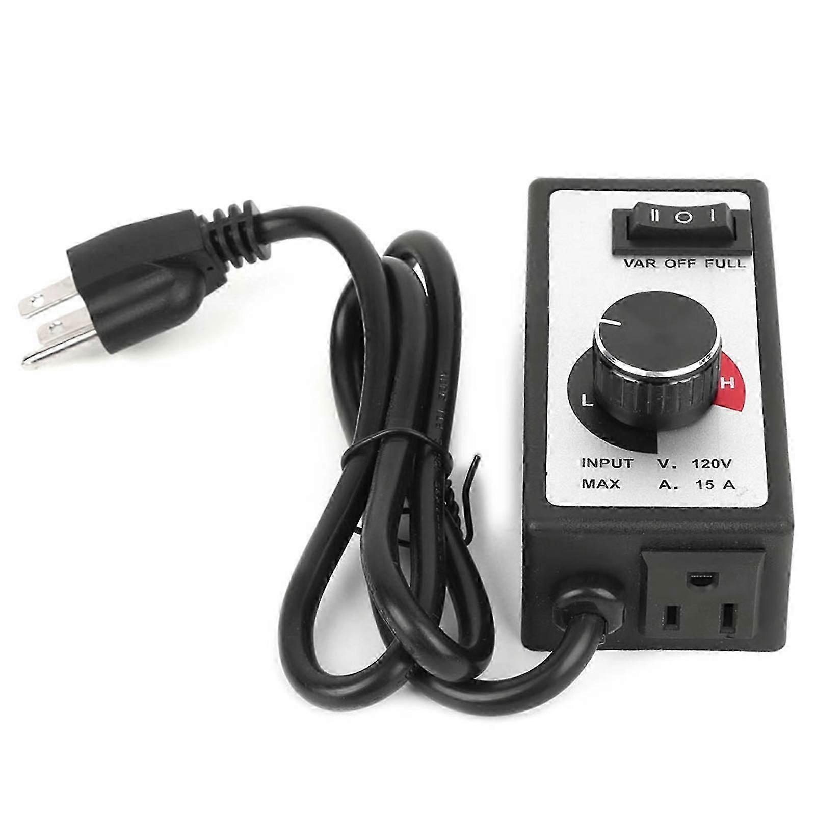 Variable Fan Speed Controller 1800W for Hydroponic Inline Fan Exhaust  (2Meter Cable )