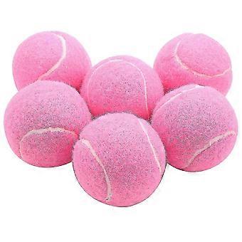 Tennis Balls 66mm Pack of 6 Wear Resistant Elastic for Ladies Beginners Practice