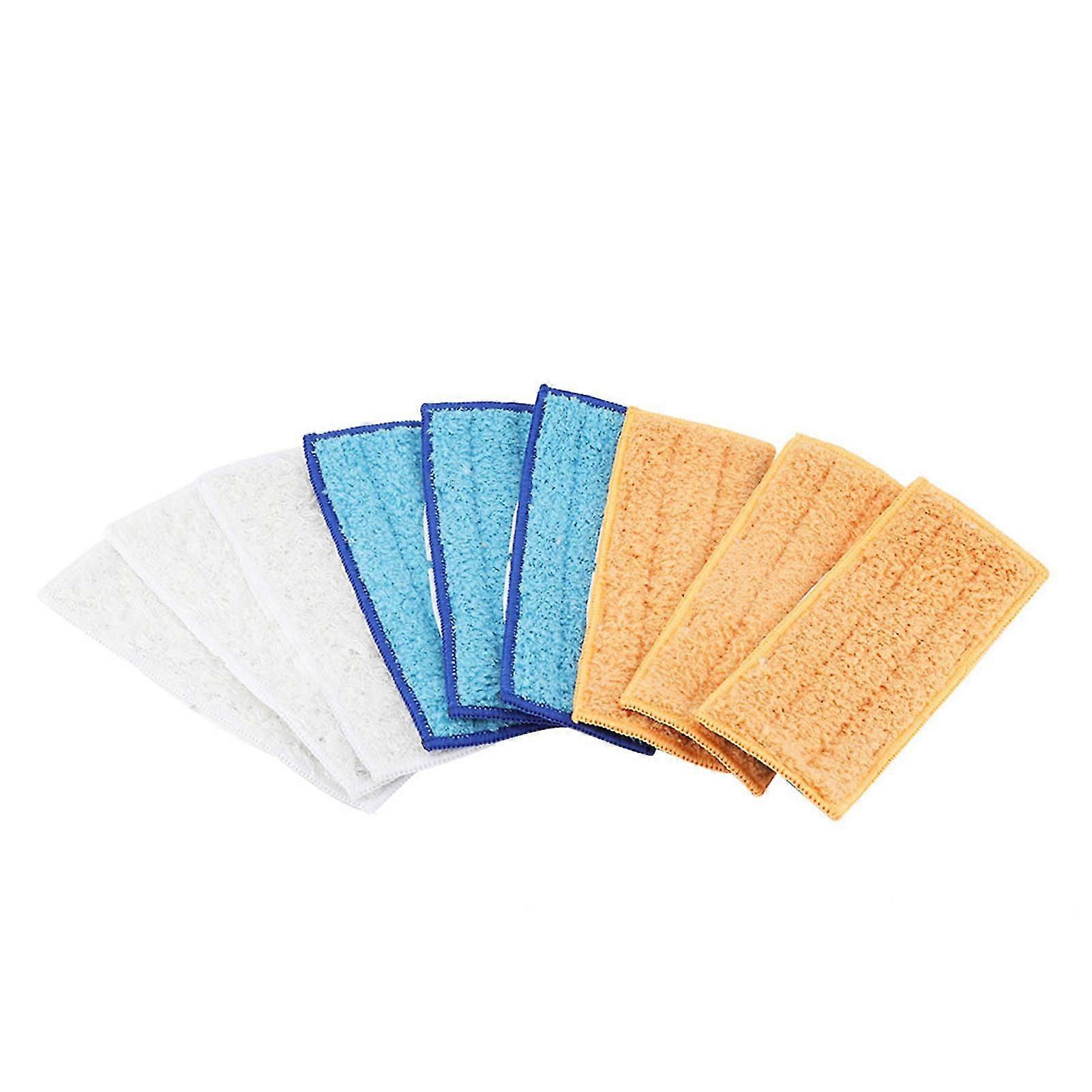 9 PCS Microfiber Mop Pads 17.5x7cm Washable Reusable Set