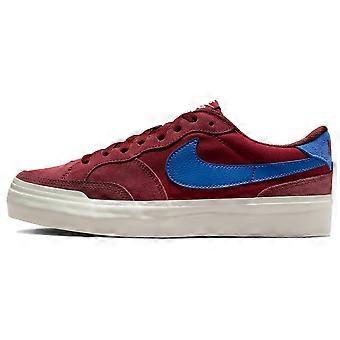 Chaussures de skate basses Nike SB Zoom Pogo pour femme, avec amorti antidérapant, rouge et bleu, référence DV5469-600