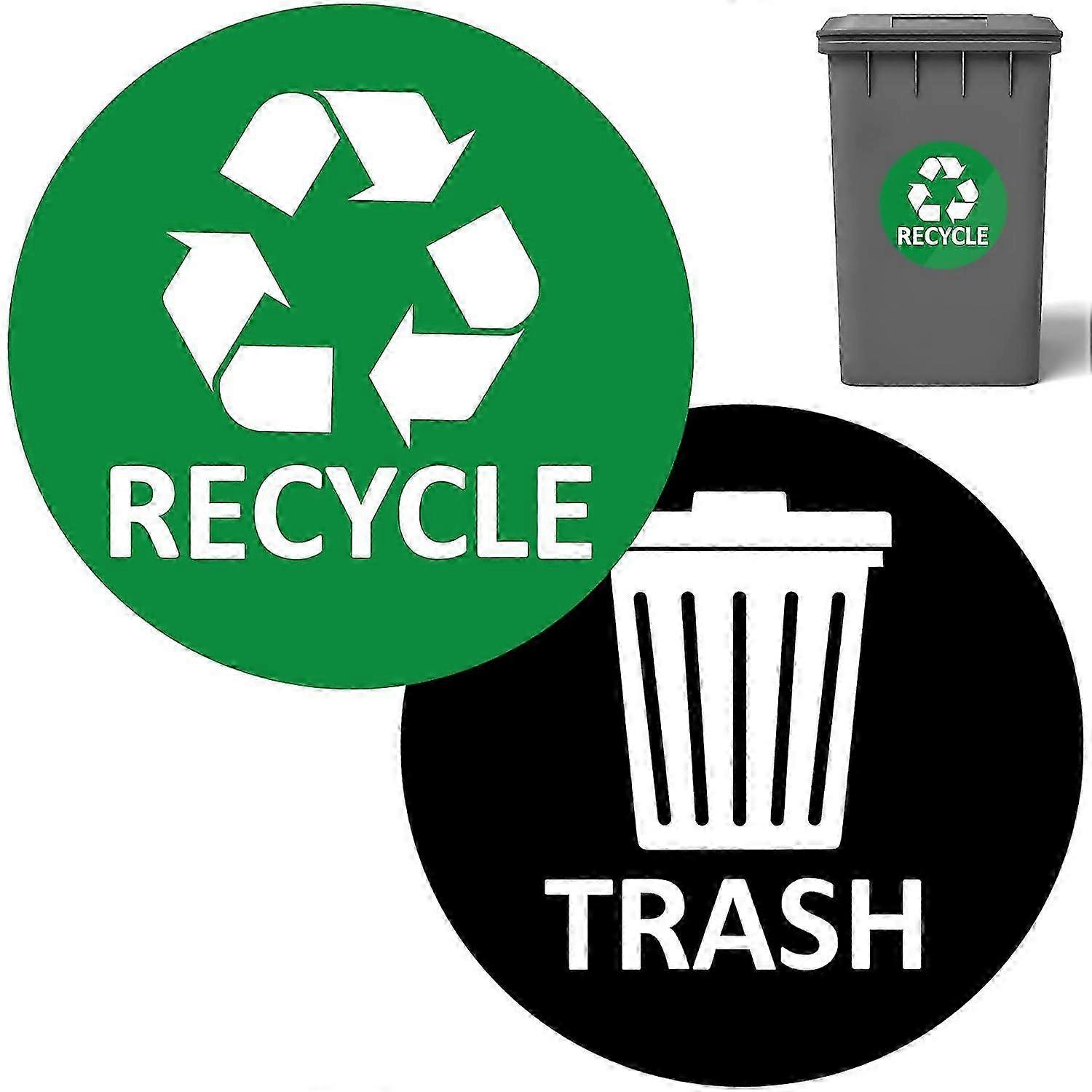 Large 12cm Universal Recycling Labels