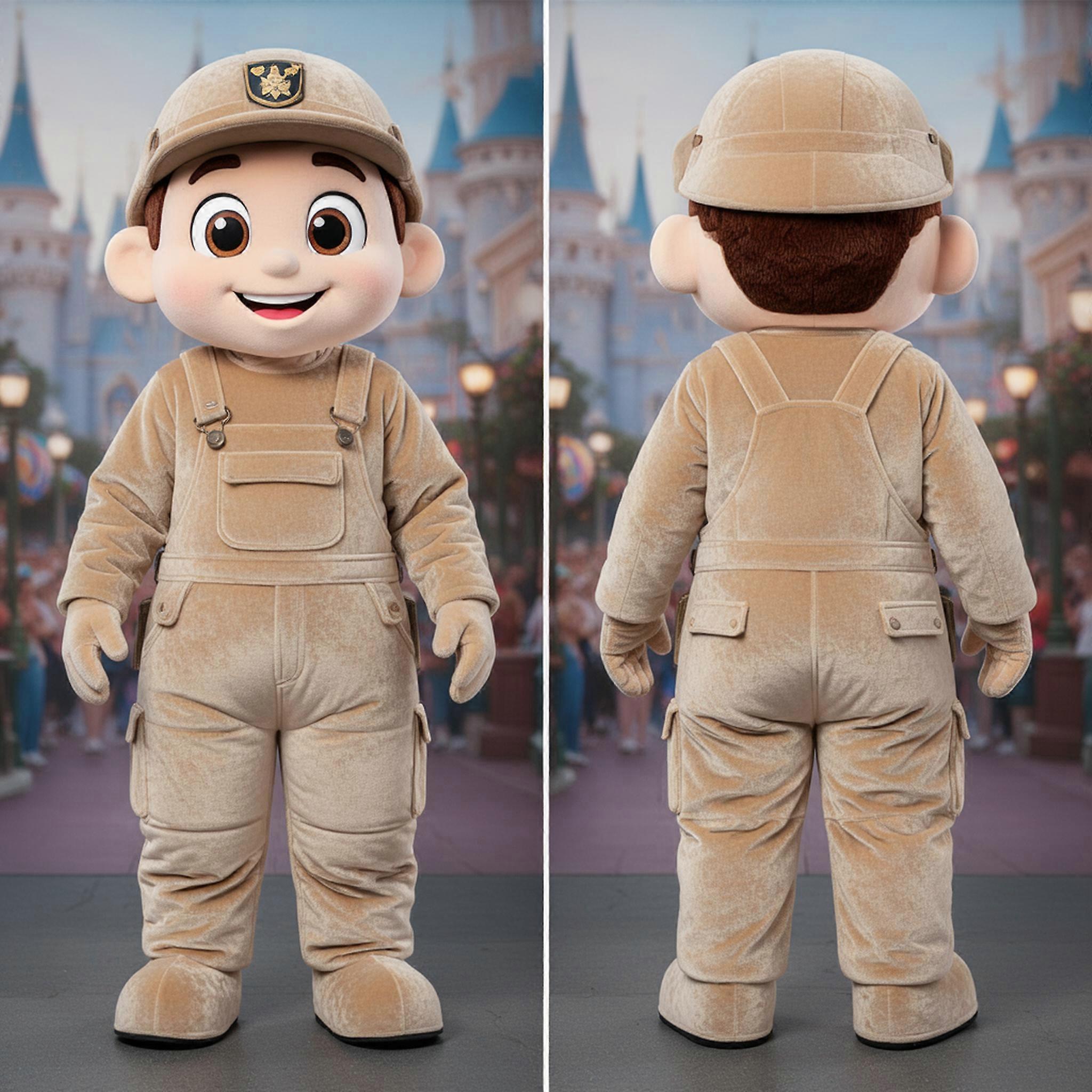 MASTICOT Beige Padded Soldier Mascot