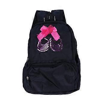 Sac à dos uni pour l'école avec motif de danse classique (lot de 3).