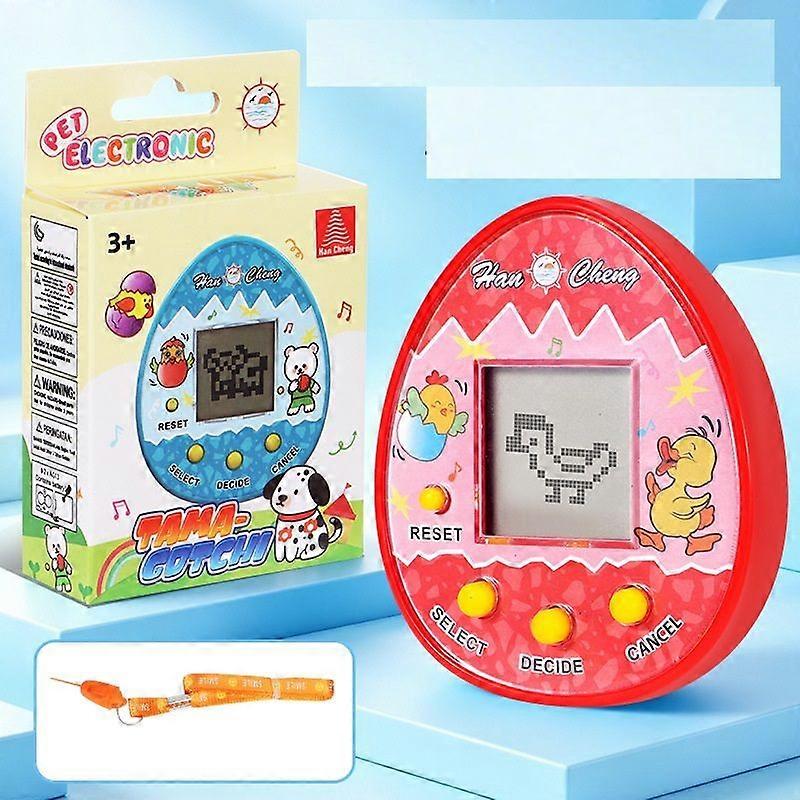 Handheld mini virtual pet game console 3073 Virtual Pet  Solid Pink