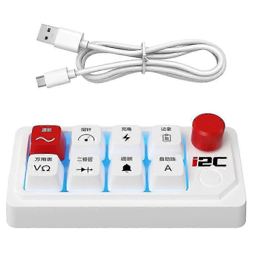 I2C K01 Keyboard for C09 & C10 Waveform Multimeters One-Key Function Switching Improve Diagnostic and Operational Efficiency