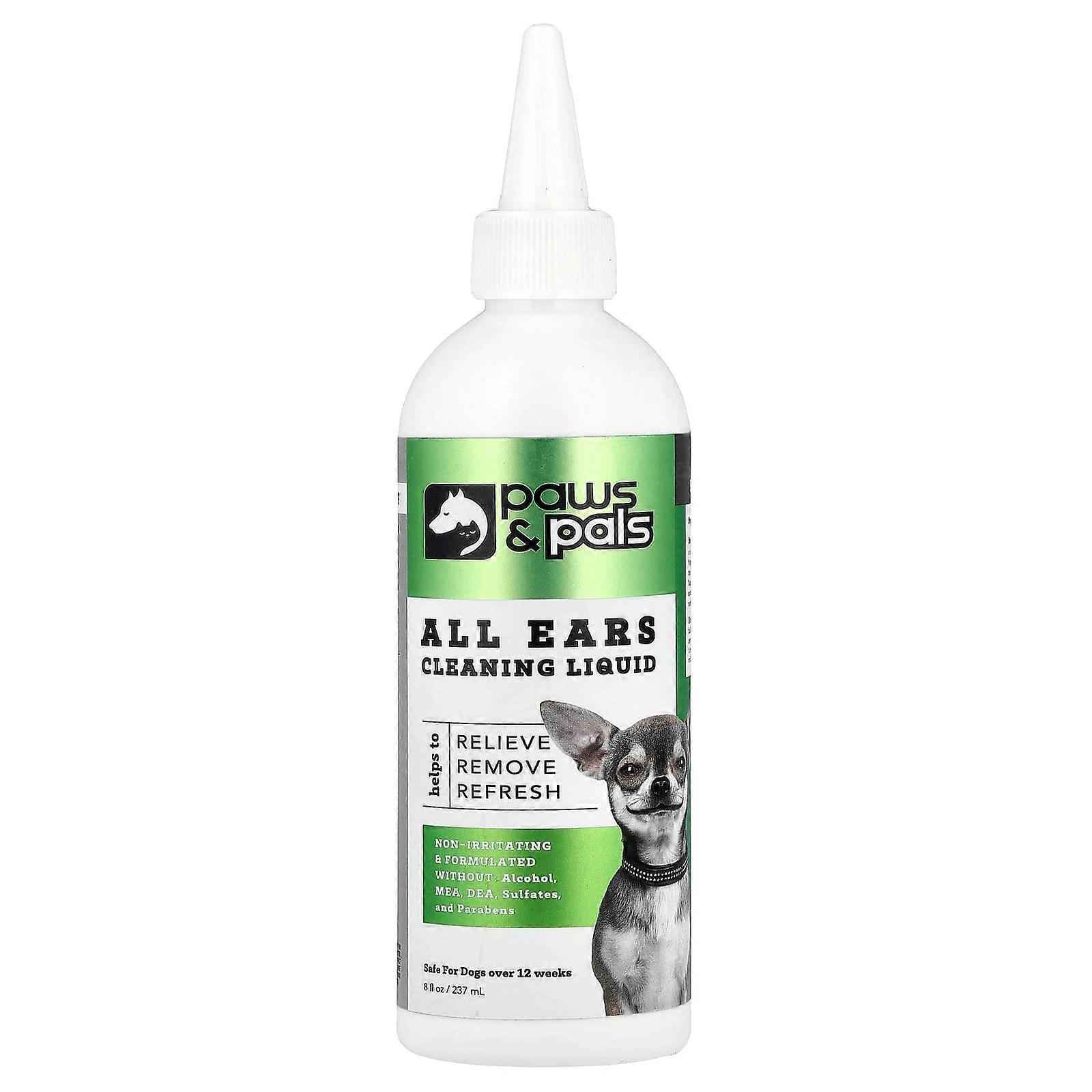 Paws & Pals, All Ears, Cleaning Liquid, 8 fl oz, (237 ml)