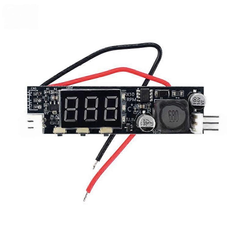 DC12V 2-3 Wire Fan Temperature Speed Controller Fan Temperature Control Speed Controller Driver Module Noise Reduction
