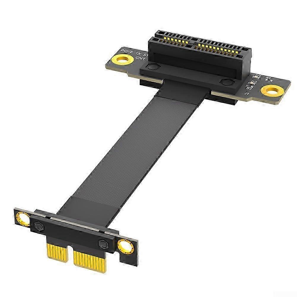 Dual 90° PCIe 3.0 Riser Cable 15cm