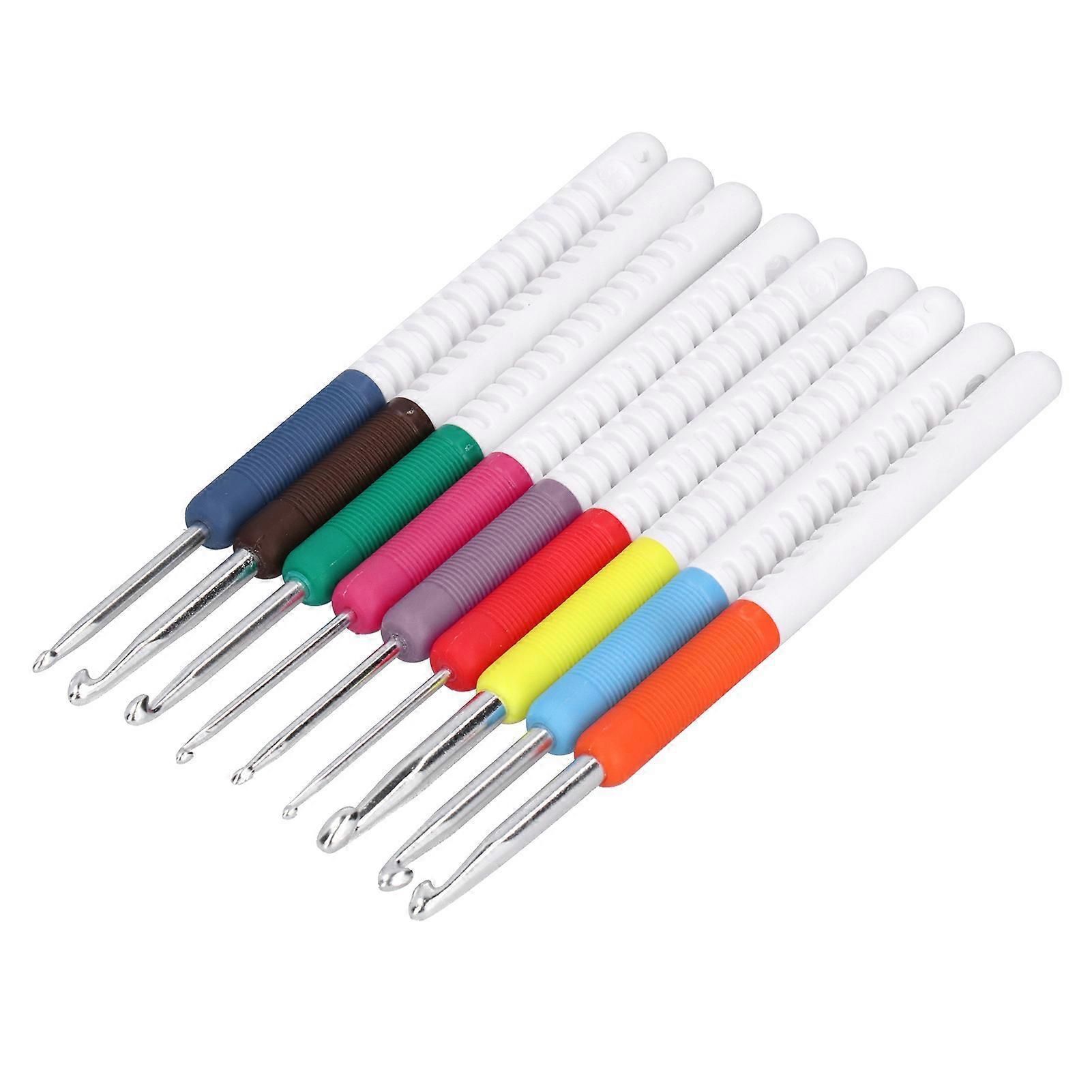 9-Size Colour-Coded Crochet Hook Set