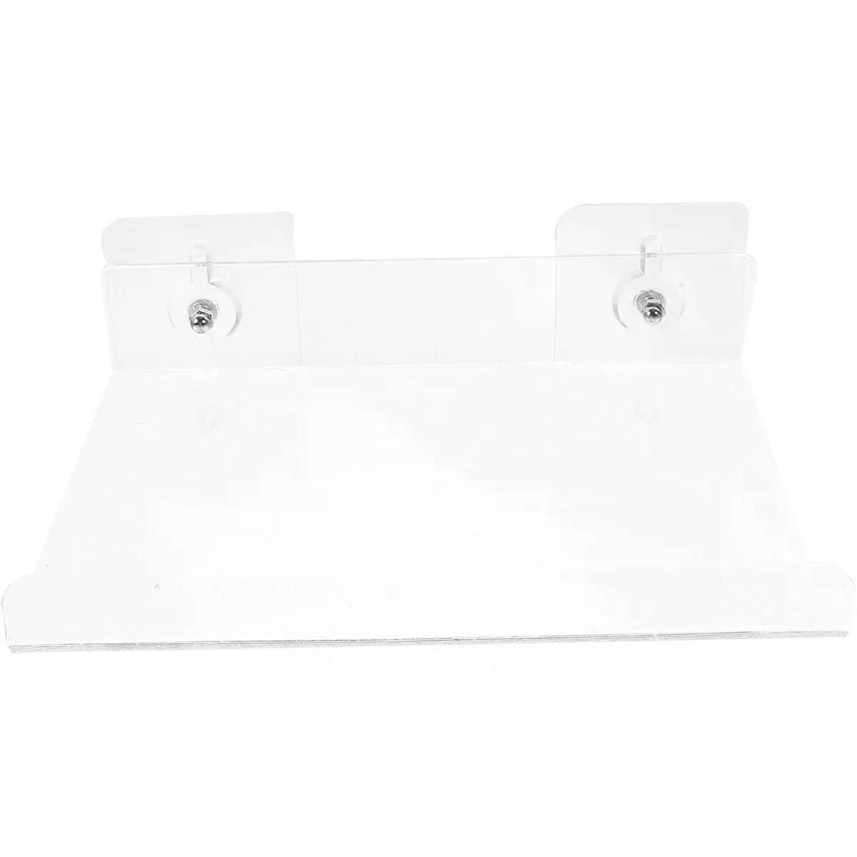 Acrylic Bathroom Wall Shelf Floating Storage Rack