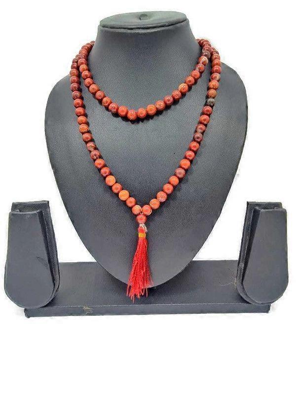 Red Jasper Prayer Mala with 108+1 Beads