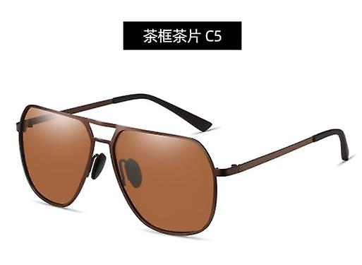 Miesten ja naisten tac polarisoidut aurinkolasit Lasit Metalliset kaksinkertaiset sillan aurinkolasit ulkona ajavat aurinkolasit