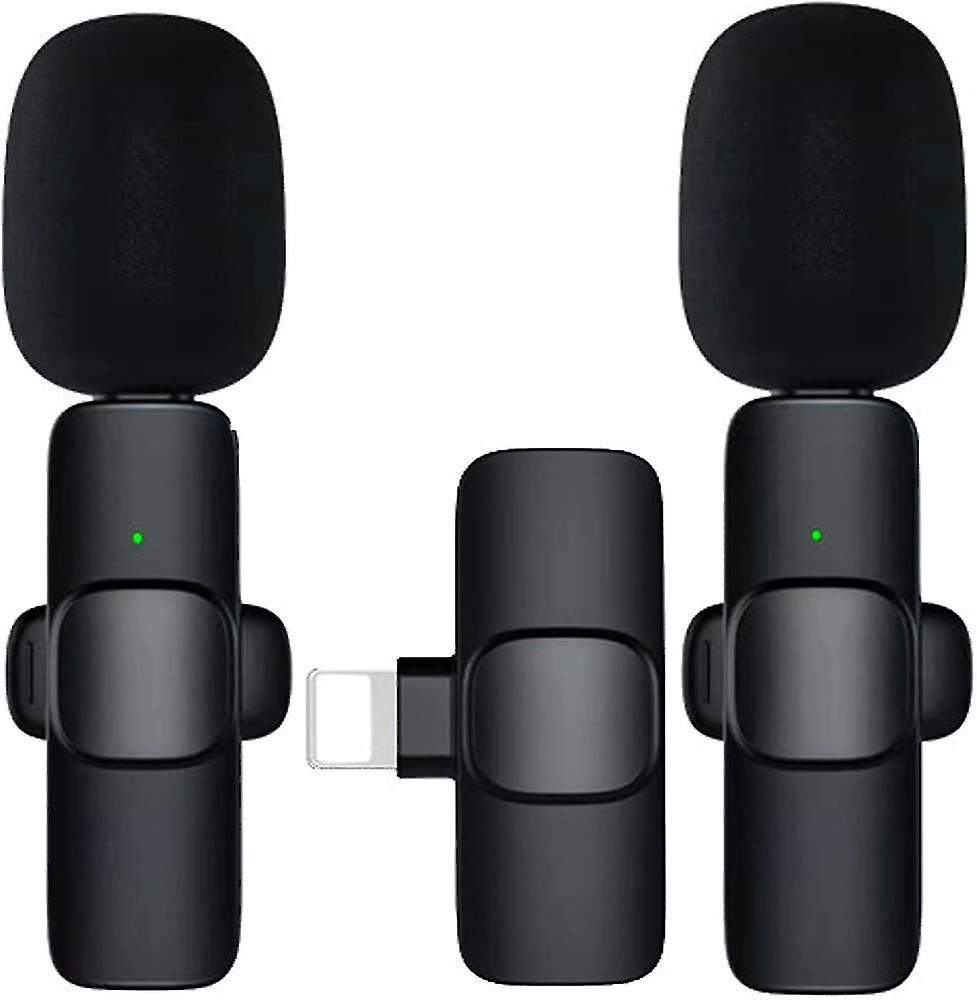 Wireless Lavalier Microphones For Ipad, For Vlog Interview Stream Video Recording, Auto Sync, And Reduction